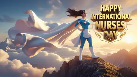 International Nurses Day Celebration Lines For Kids - Free Related Happy Iinternational Nurses Day Image