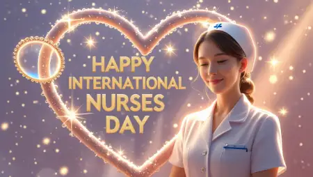 International Nurses Day Greeting With Inspirational Quote - Free Related Happy Iinternational Nurses Day Image