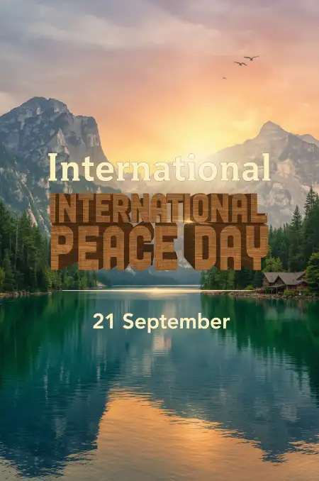 International Peace Day 2025 Awareness Poster With Theme - Free International Peace Day Download