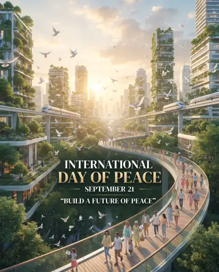 international peace day 2026 poster design