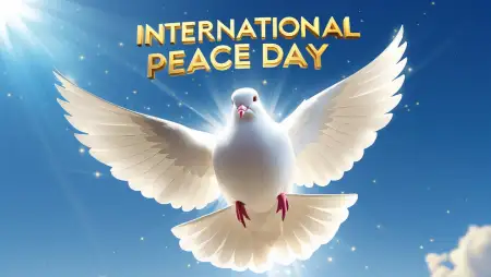 International Peace Day Images With Dove And Olive Branch - Free International Peace Day Download