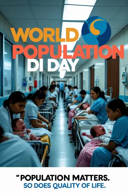 Free World Population Day 2025 Social Media Template Image Download