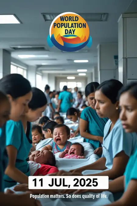 International Population Day 2025 Artwork - Free World Population Day Download