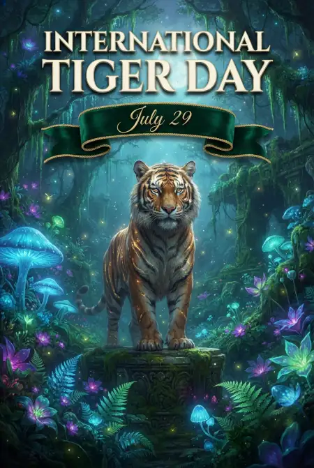 International Tiger Day 2026 Background - Free International Tiger Day 2026 Download