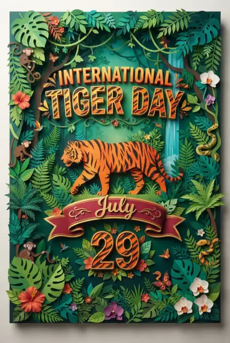 International Tiger Day 2026 Classroom Decoration - Free International Tiger Day 2026 Download
