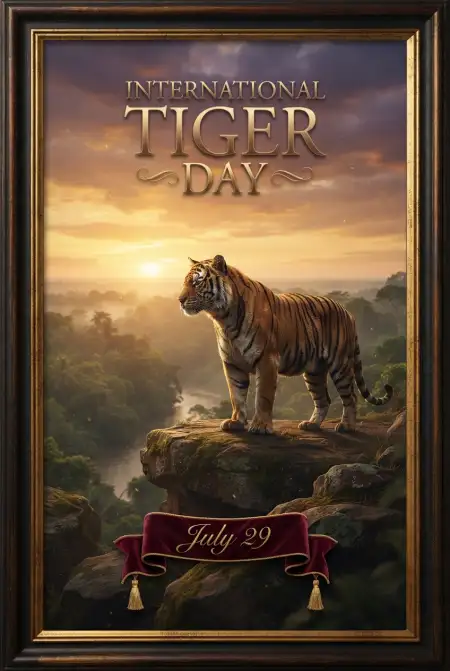 International Tiger Day 2026 Editable Template - Free International Tiger Day 2026 Download