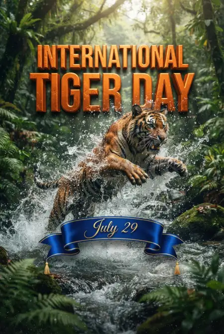 International Tiger Day 2026 Png - Free International Tiger Day 2026 Download