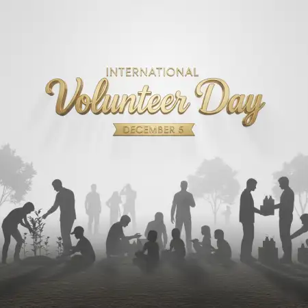 International Volunteer Day Social Media Post Captions - Free International Volunteer Day Download