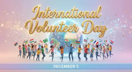 International Volunteer Day Volunteer Support Poster - Free International Volunteer Day Download