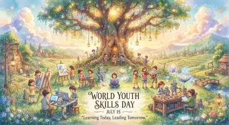 International World Youth Skills Day 2026 Banner - Free World Youth Skills Day 2026 Banner Download