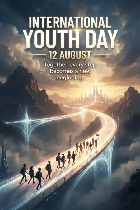 International Youth Day 2026 Event Poster - Free International Youth Day 2026 Download