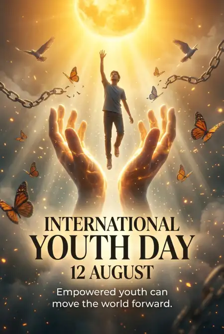 International Youth Day 2026 Motivational Quotes - Free International Youth Day 2026 Download