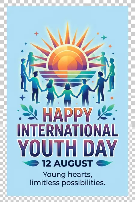 International Youth Day 2026 Vector Illustration - Free International Youth Day 2026 Download