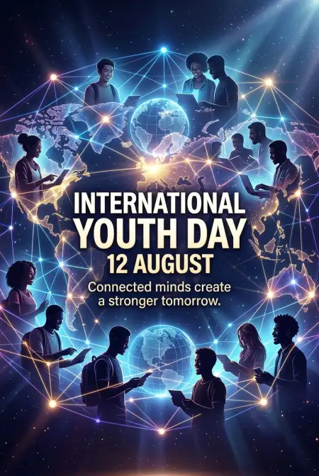 International Youth Day 2026 Youth Event Invitation - Free International Youth Day 2026 Download