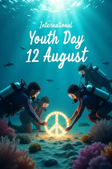International Youth Day Facebook Cover Photo Free Download - Free International Youth Day Download