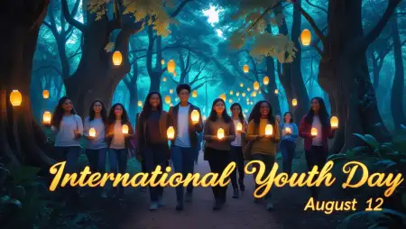 International Youth Day Ppt Presentation Ideas - Free International Youth Day Download