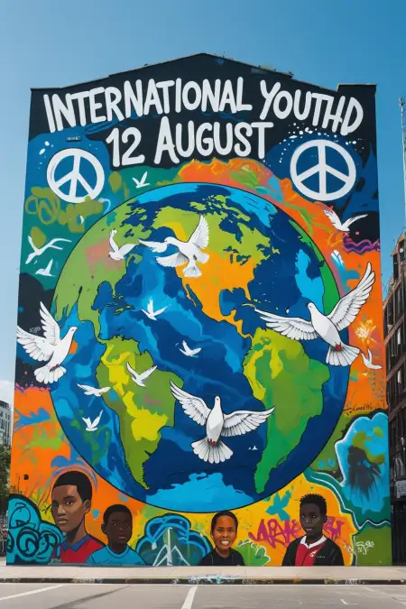 International Youth Day Theme For Social Media Post - Free International Youth Day Download