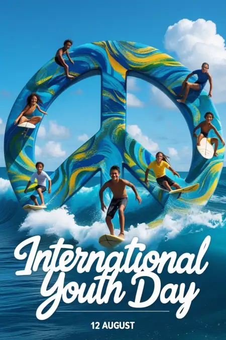International Youth Day Wishes For Friends - Free International Youth Day Download