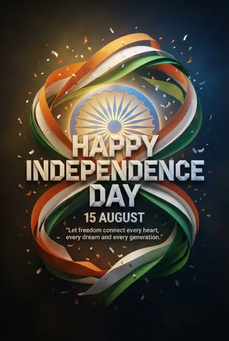 Jai Hind Independence Day Wishes 2026 - Free Indian Independence Day Wishes 2026 Download