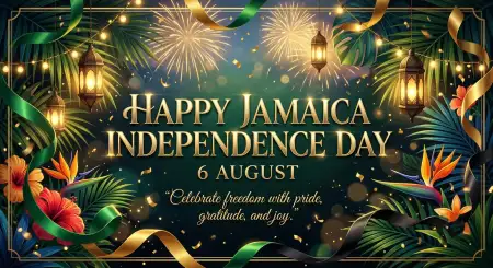 Jamaica Independence Day 2026 Border Design - Free Jamaica Independence Day 2026 Download