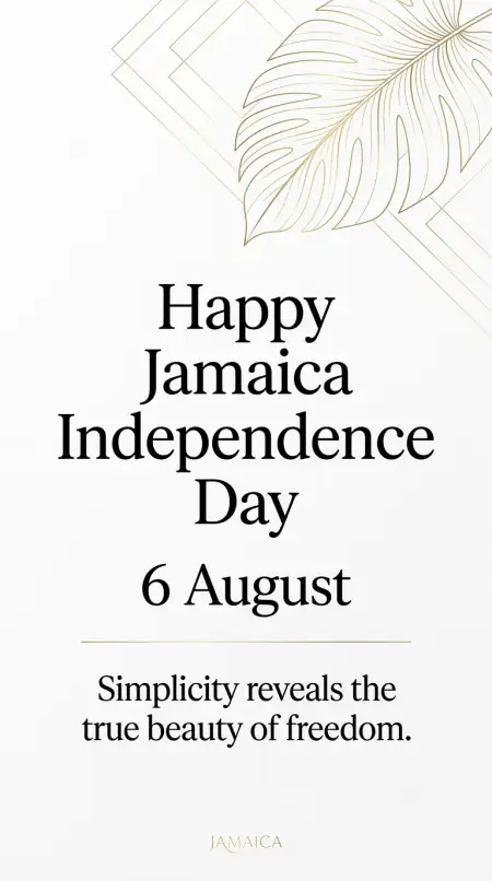Jamaica Independence Day 2026 Design Template - Free Jamaica Independence Day 2026 Download