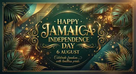 Jamaica Independence Day 2026 Editable Template - Free Jamaica Independence Day 2026 Download