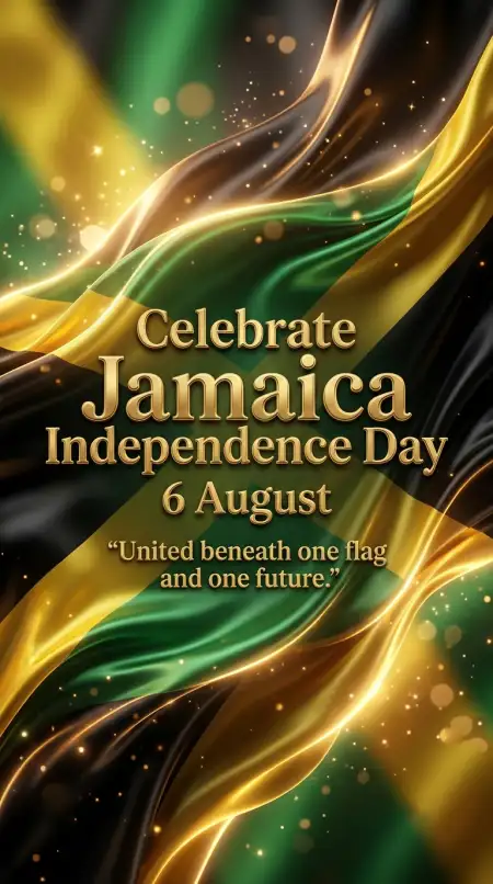 Jamaica Independence Day 2026 Email Banner - Free Jamaica Independence Day 2026 Download