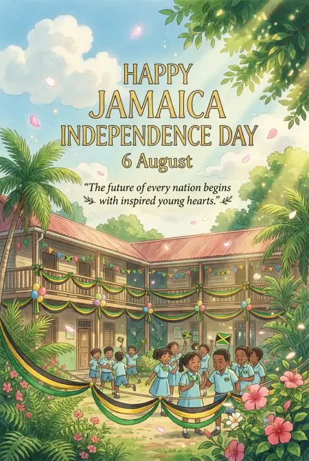 Jamaica Independence Day 2026 Kids Activity Sheet - Free Jamaica Independence Day 2026 Download