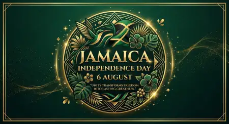 Jamaica Independence Day 2026 Logo Design - Free Jamaica Independence Day 2026 Download