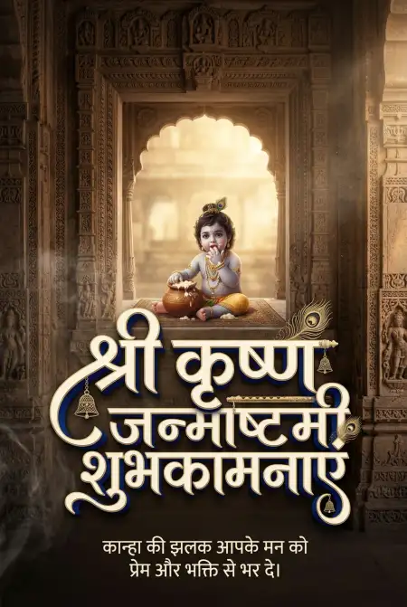 Free Janmashtami Ki Hardik Shubhkamnaye Photo Download Image Download
