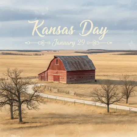 Free Kansas Day Digital Painting Background Download