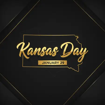 Free Kansas Day Graphic Design Background Download