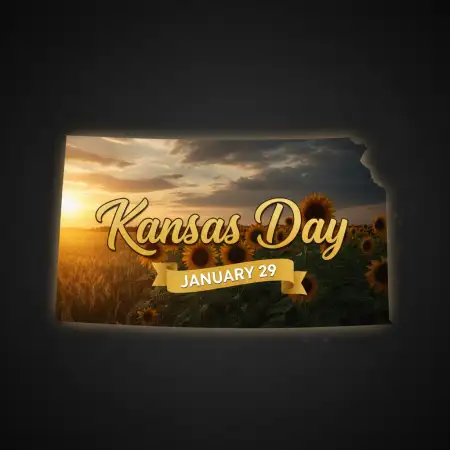 Free Kansas Day Modern Banner Background Download