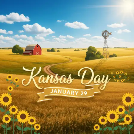 Free Kansas Day Stock Illustration Background Download