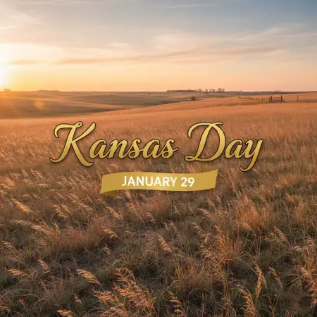 Free Kansas Day Wishes Background Download