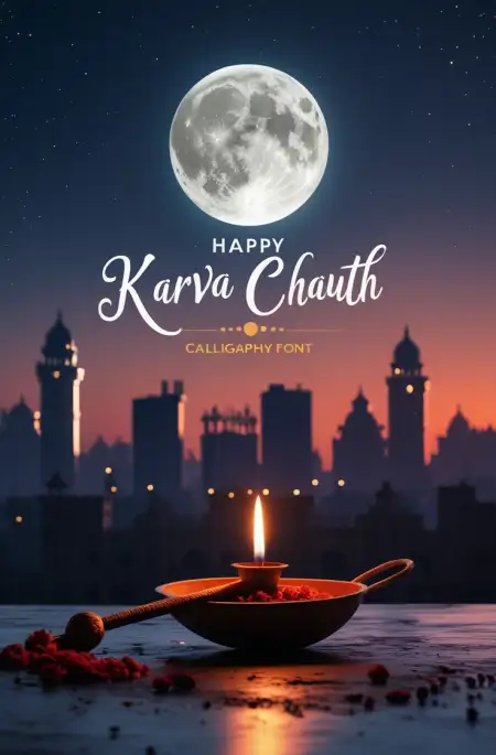 Karva Chauth Event Invitation Design Template - Free Template Download