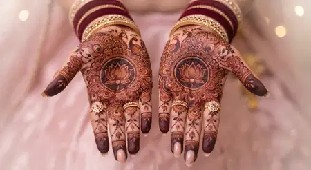karwa chauth mehndi design for back hand