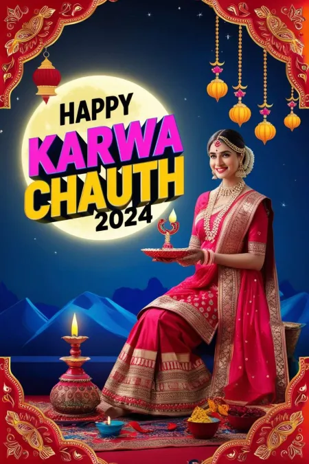 Karwa Chauth Traditional Dress Images Download - Free Related Happy Karwa Chauth Image