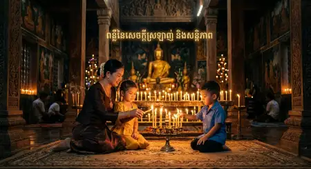 Khmer New Year Blessing Poster Hd - Free Khmer New Year Wishes Poster 2026 Download