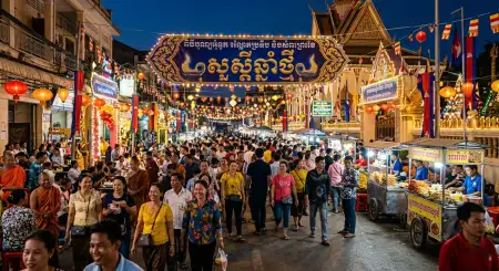 Khmer New Year Unique Poster Ideas - Free Khmer New Year Wishes Poster 2026 Download