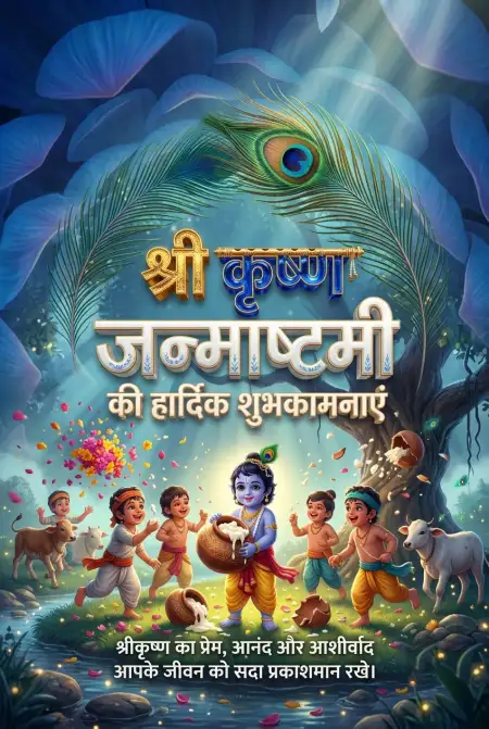 Free Krishna Janmashtami Ki Hardik Shubhkamnaye Images Image Download