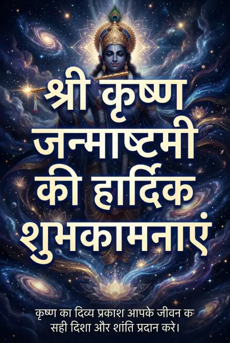 Free Krishna Janmashtami Whatsapp Status In Hindi Image Download