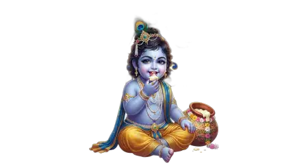 Krishna Lotus Png Transparent Background 2026 - Free Krishna Janmashtami Png 2026 Download