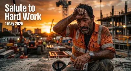 Labor Day Shayari Image Hindi - Free International Labor Day Wishes 2026 Download