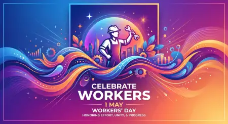 Labor Day Vector Images Free Download - Free International Labor Day Wishes 2026 Download