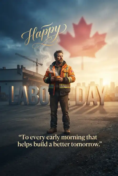 Labour Day Canada September 7 2026 Wishes - Free Happy Labour Day Canada 2026 Download