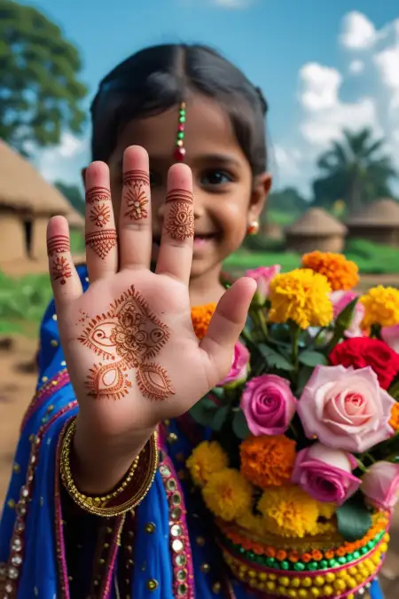 Latest 2025 Mehndi Trends For Hariyali Teej - Free Latest Teej Mehndi Design 2025 Download