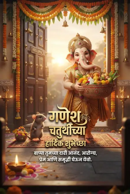 latest ganesh chaturthi wishes in marathi