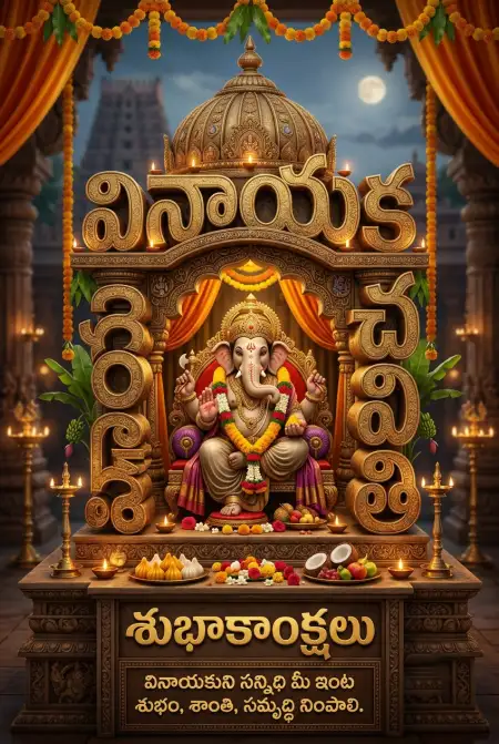 latest ganesh chaturthi wishes in telugu - Ganesh