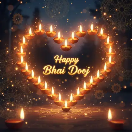 Latest Happy Bhai Dooj 2025 Wishes In Hindi And English - Free Happy Bhai Dooj 2025 Wishes Download